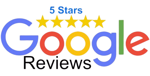 5 stars on Google Reviews