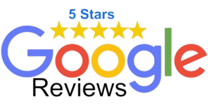 5 stars on Google Reviews