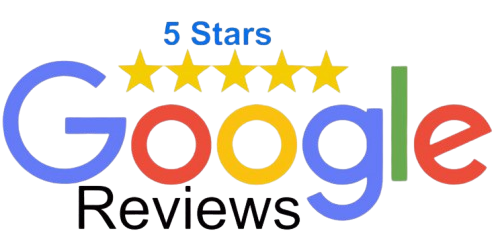5 stars on Google Reviews