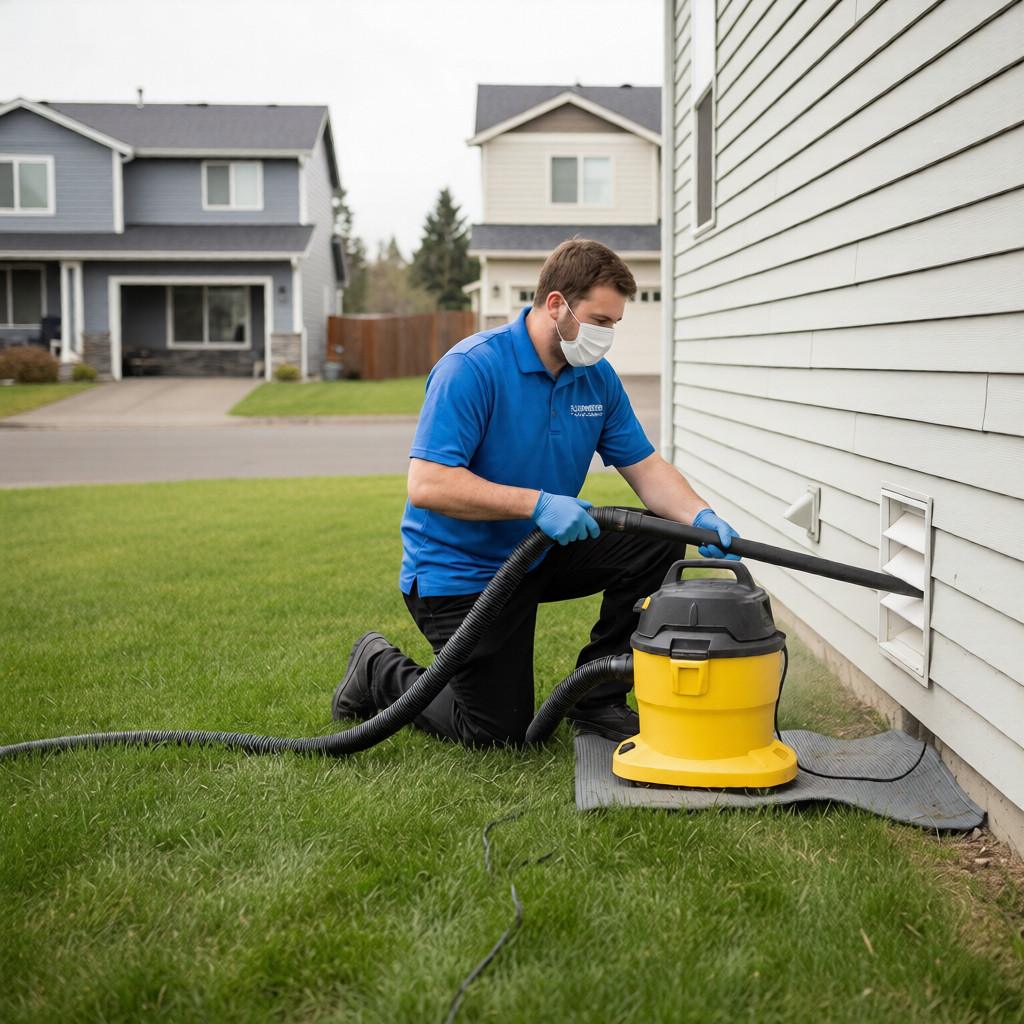 Dryer vent cleaning
