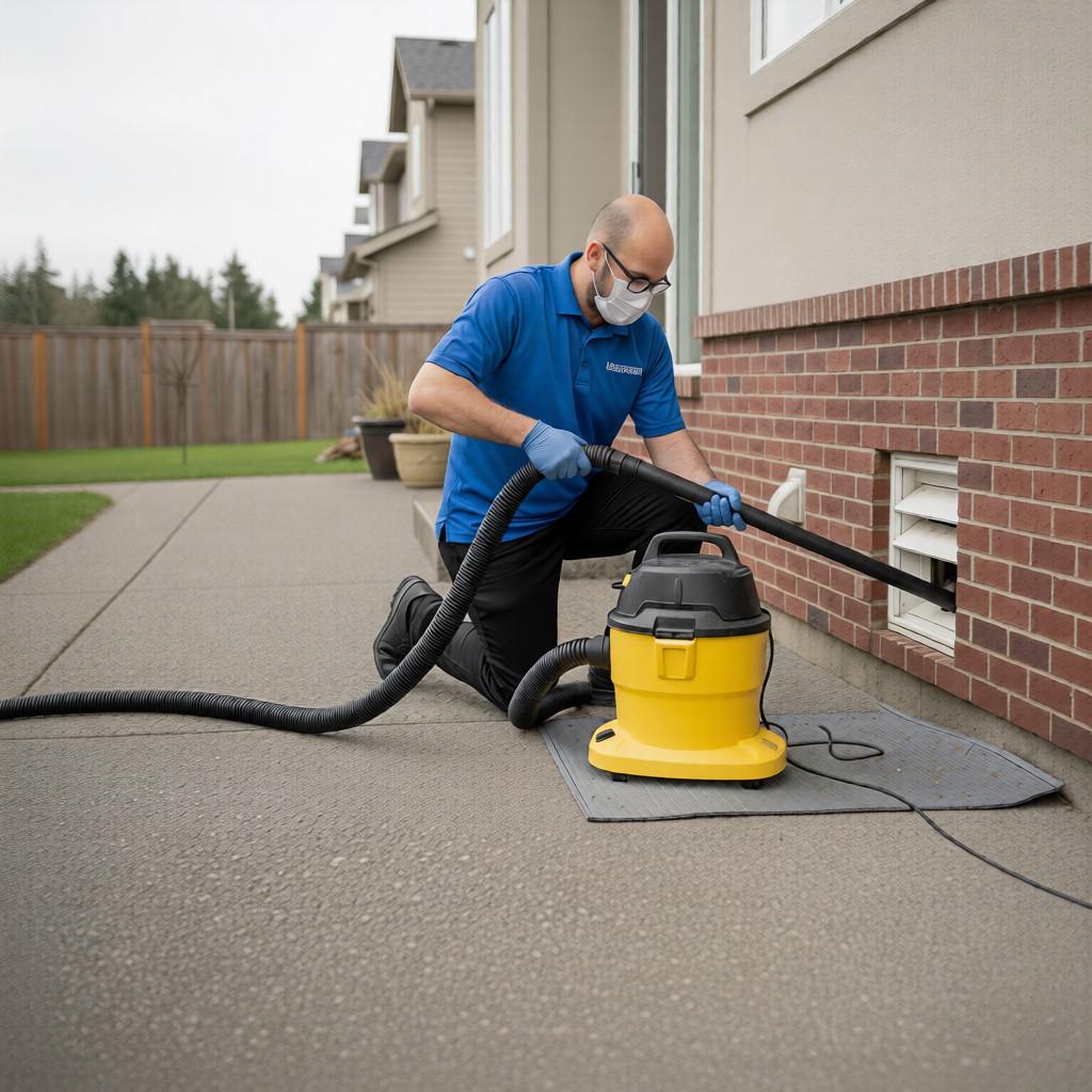 Dryer vent cleaning