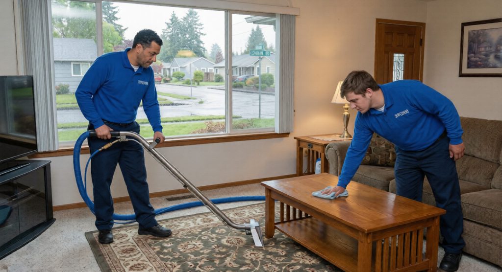 Janitorial commercial cleaning