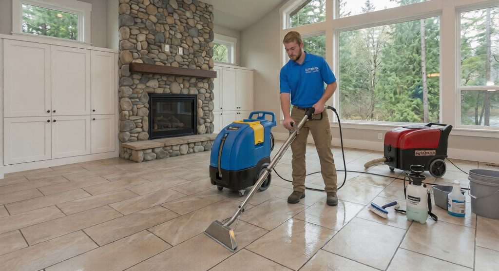 Tile and grout cleaning eugene drcarpet