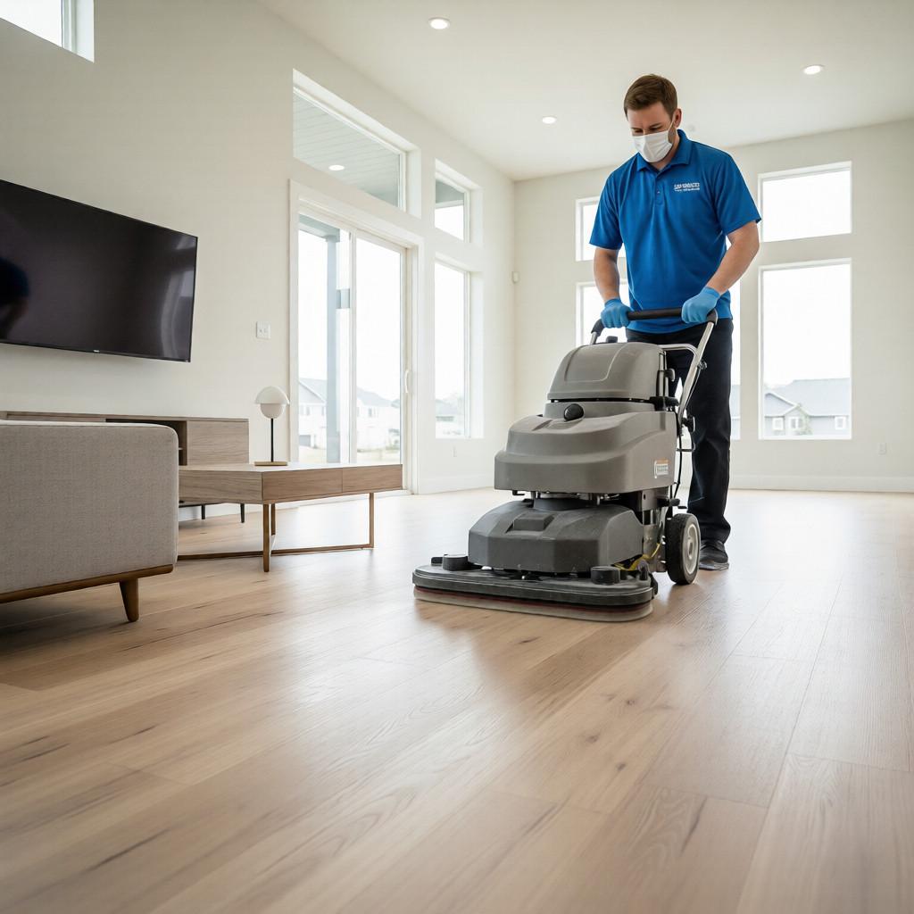 Wood floor cleaning